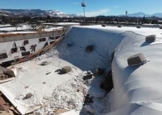 North Medford High School Gym Demolition Underway Following February Roof Collapse